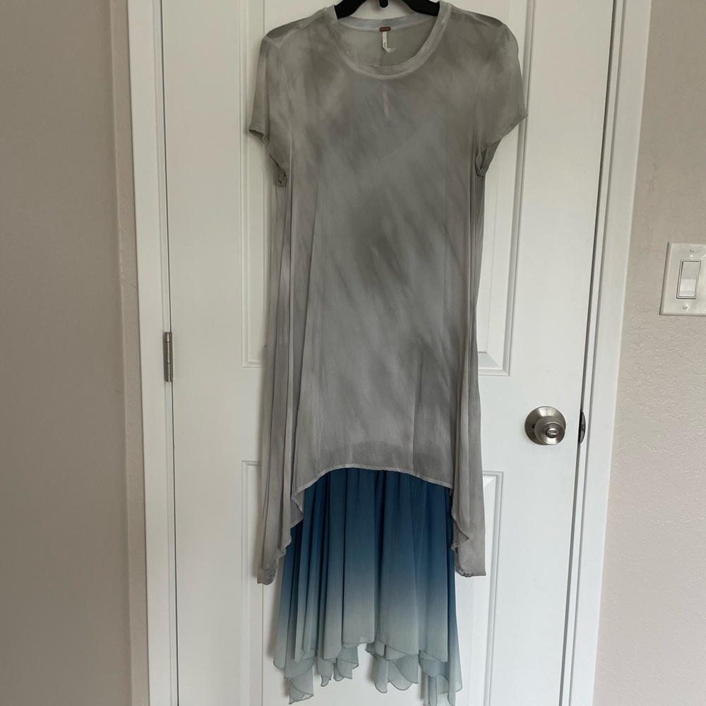Free People Double Layered 2-in-1 Midi Dress